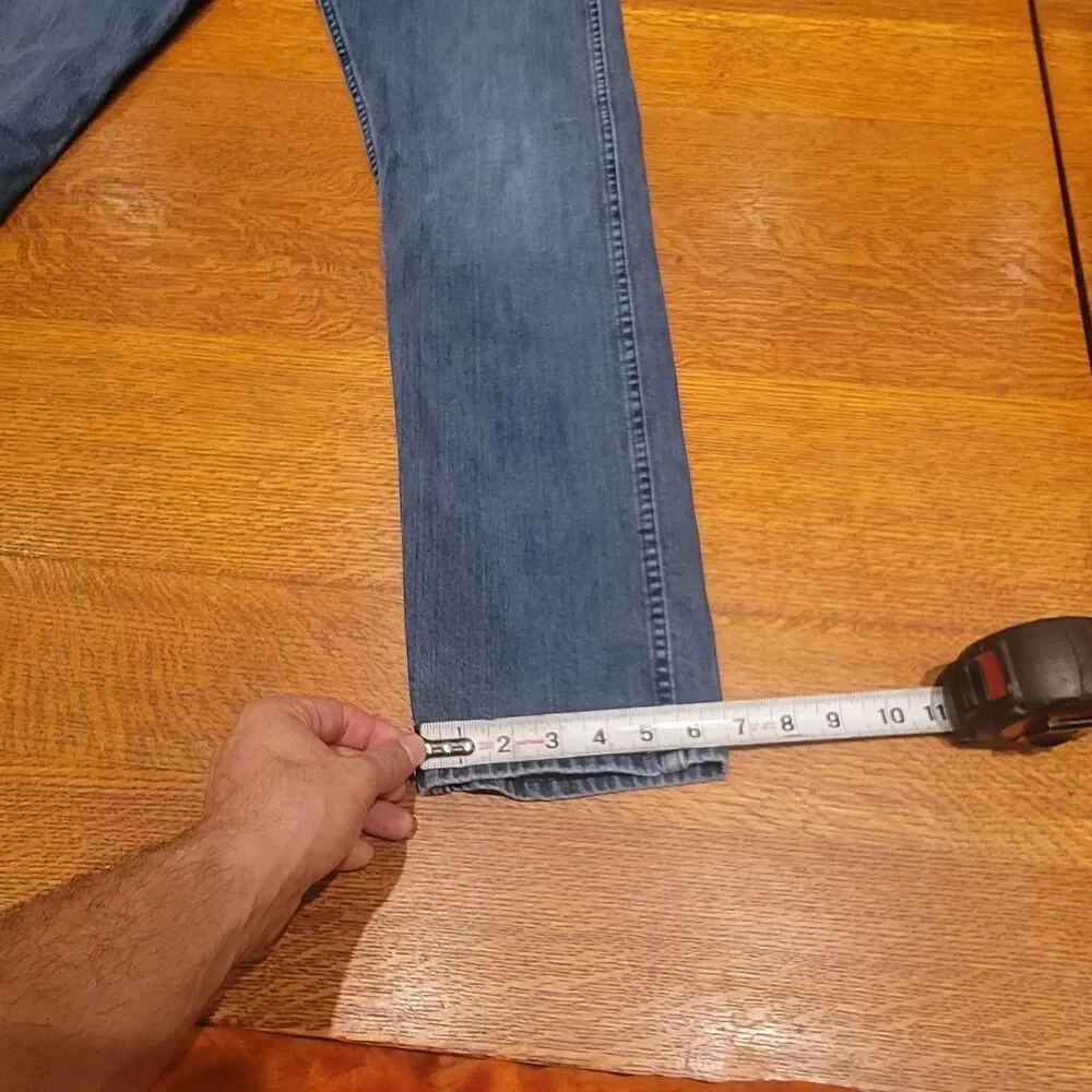 Levi's 508 Jeans Men's Blue Denim Regular Taper, 32x32, Black Tab